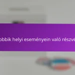 A Jobbik helyi eseményein való részvétel