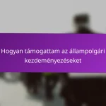 Hogyan támogattam az állampolgári kezdeményezéseket