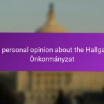My personal opinion about the Hallgatói Önkormányzat