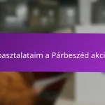 Tapasztalataim a Párbeszéd akcióin